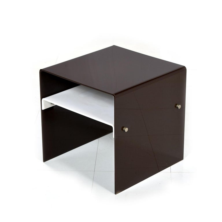 Leon Rosen for Pace Lucite Acrylic Modern Coffee Table and End Table