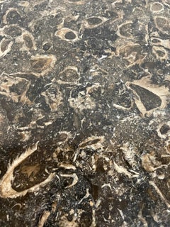 Leon Rosen para PACE Mesa de juego/ cartas de mármol y acero