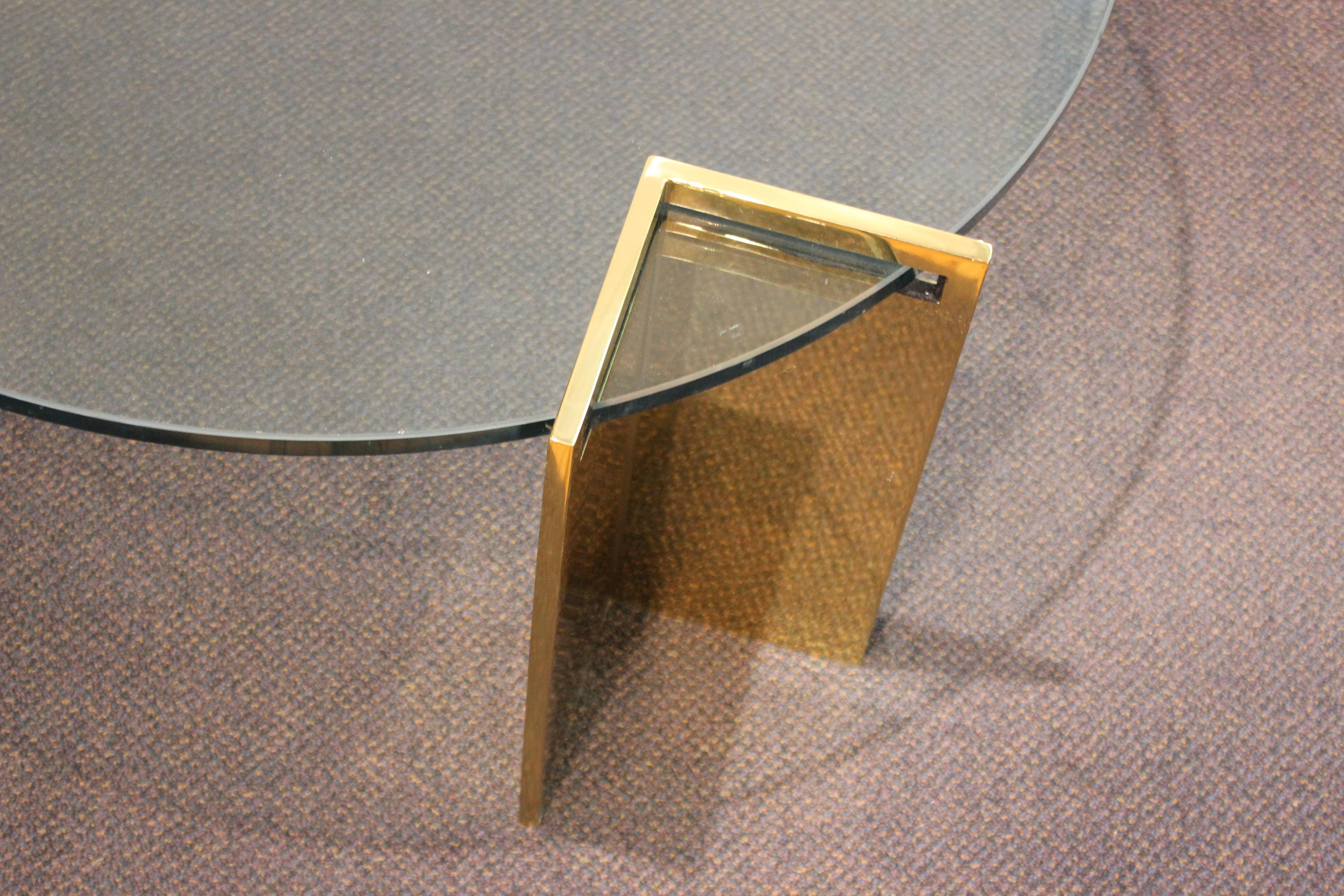 Late 20th Century Leon Rosen for Pace Modern Round Cocktail Table