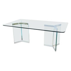 Leon Rosen for Pace Sculptural Dining Table and or Desk