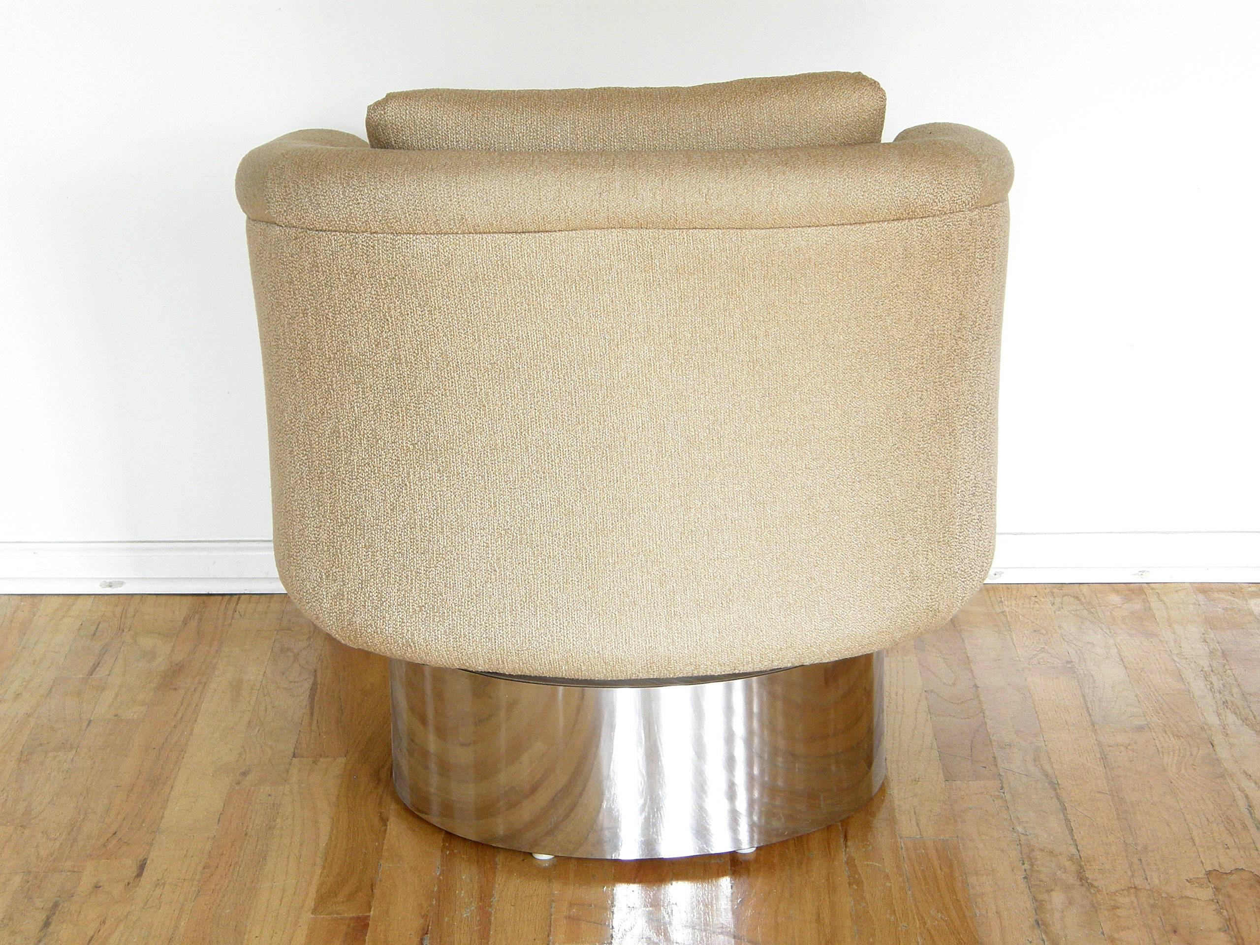 Mid-Century Modern Leon Rosen for Pace Swivel Lounge Chair