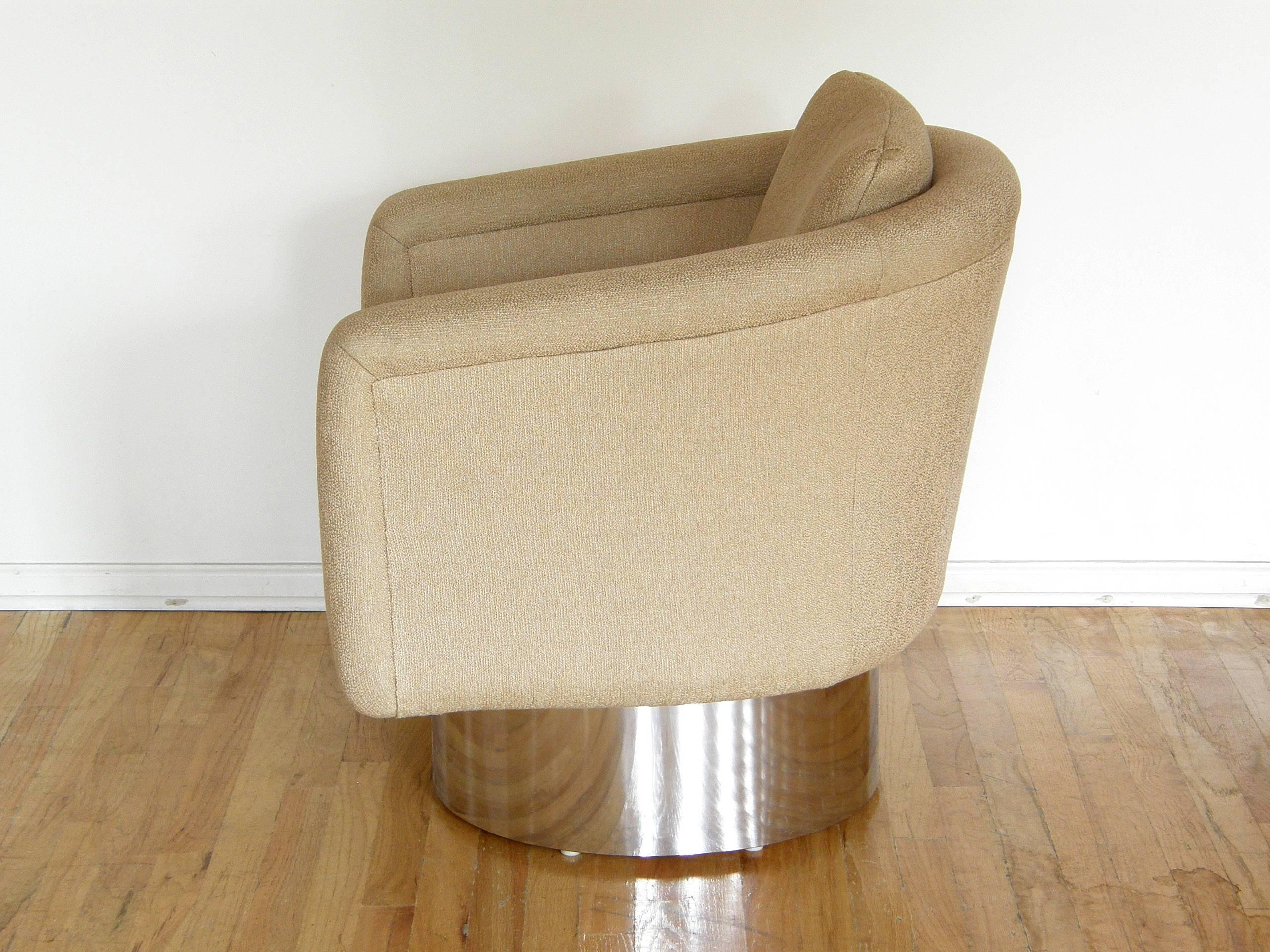 American Leon Rosen for Pace Swivel Lounge Chair