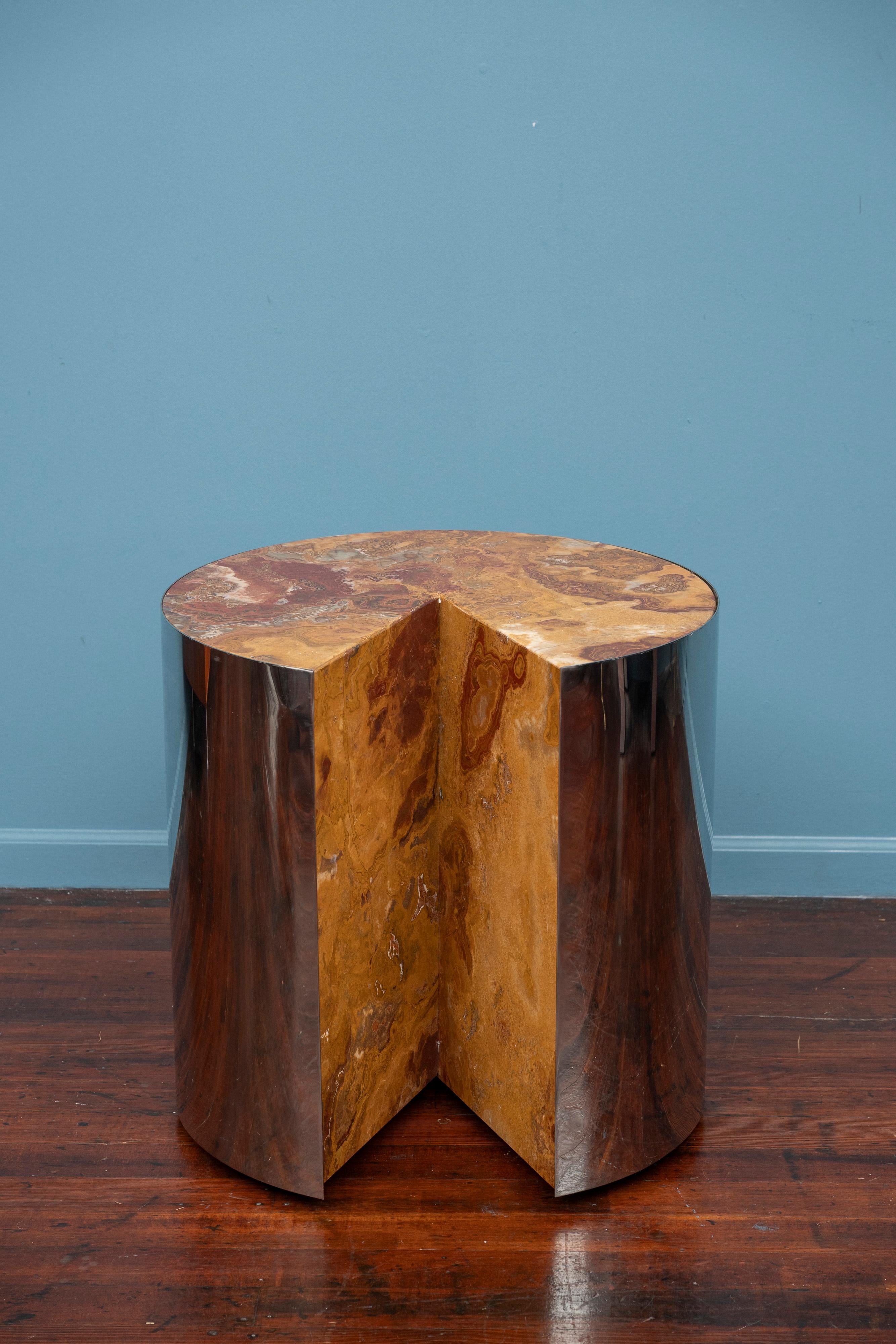 Onyx Leon Rosen Iconic Pacman side table for Pace