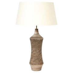 Leon Rosen Incised Table Lamp, USA 1960's