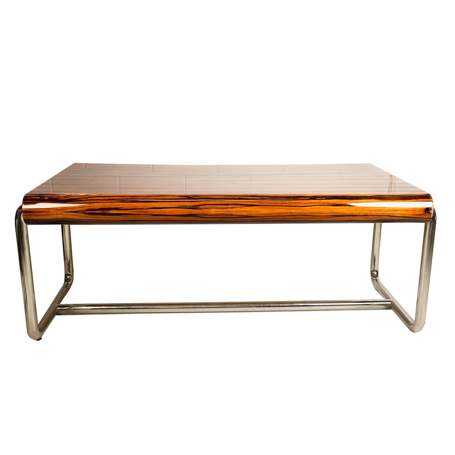 Leon Rosen Lacquered Executive Desk For Pace, USA For Sale 1