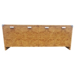 Leon Rosen Pace Collection Burl Wood Credenza