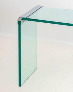 Tavolo a cascata in vetro Leon Rosen Pace Collection