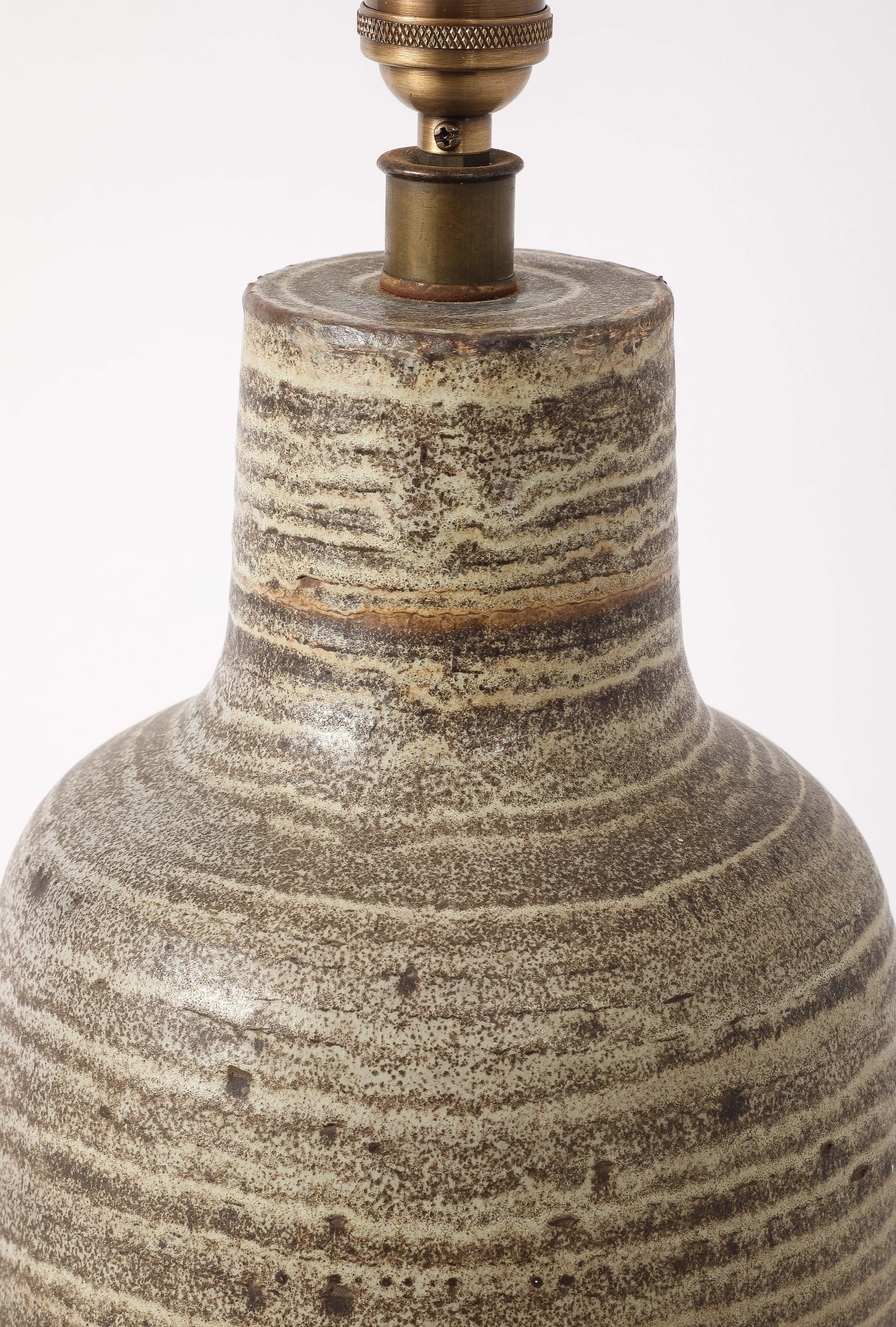 Vernissé Lampe de table Leon Rosen, États-Unis, années 1960 en vente