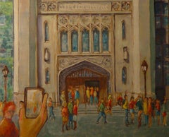 Cobb Hall, Chicago, Pintura, Óleo sobre lienzo