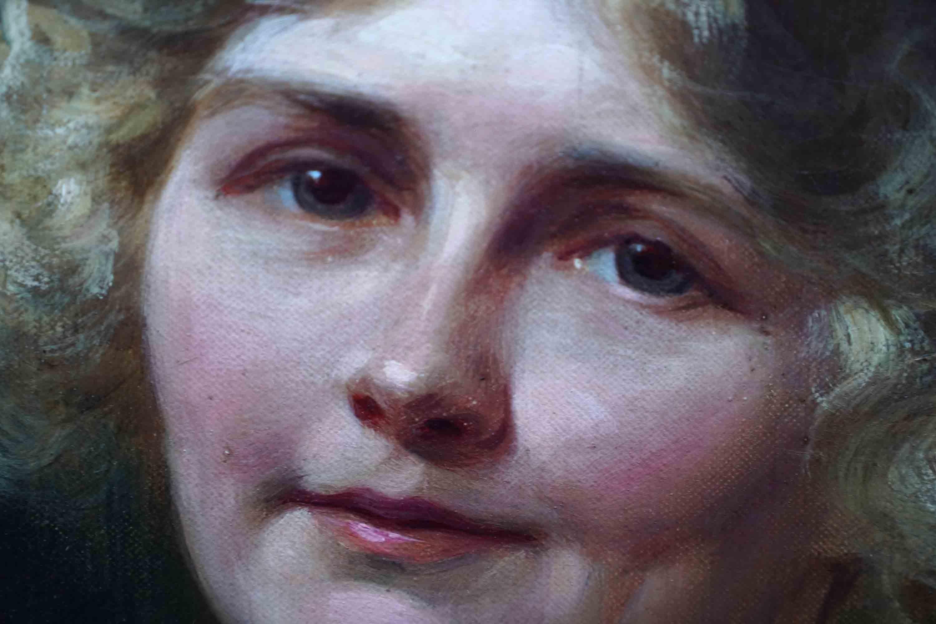 Portrait d'une femme Art déco britannique des années 1920 en vente 5