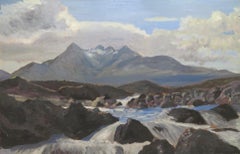 ORIGINAL SCOTTISH POST IMPRESSIONIST OIL PAINTING Arran Landscape Scotland