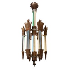 Lampadario Leon Stynen Art Deco xxl da Casino in Belgio