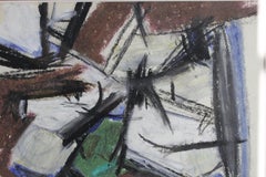 Abstract Oil on Paper