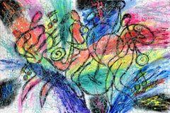 Hot Jazz Colours. Composición 1, Pintura, Acrílico sobre lienzo