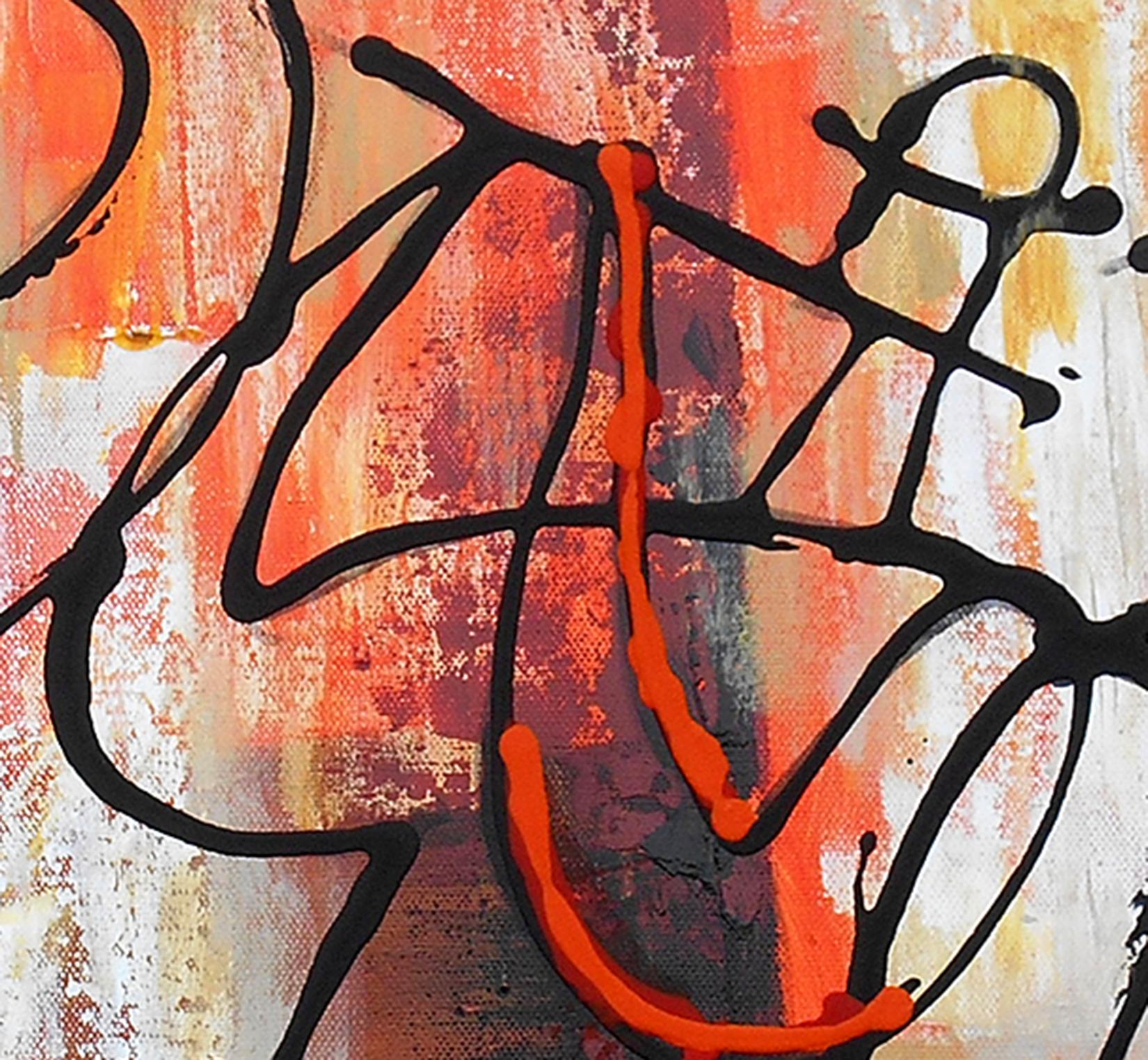 I LOVE KLEZMER MUSIC, Gemälde, Acryl auf Leinwand im Angebot 1