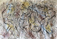 Ritmo de Jazz y Jackson Pollock3, Pintura, Acrílico sobre lienzo
