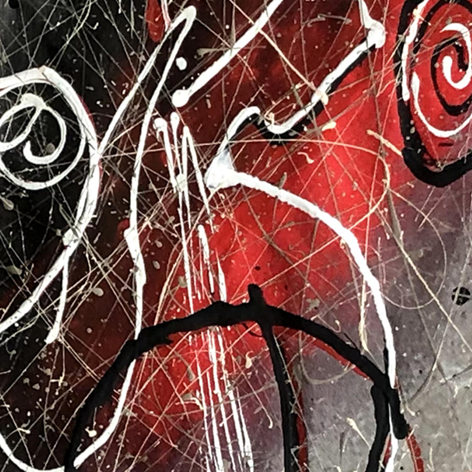 Midnight Blues, Gemälde, Acryl auf Leinwand im Angebot 2
