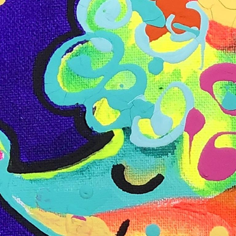 Barboncino - Carino e di classe, Pittura, Acrilico su tela - Painting Contemporaneo di Leon Zernitsky 