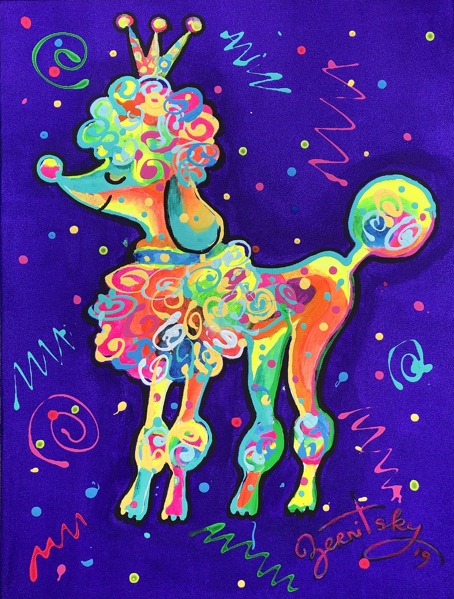Whether it's during a run through the park or after offering a treat, there's no feeling like looking at your pet adoringly and getting a loving stare right back.    All my original paintings are created using high-quality canvases and paints. 