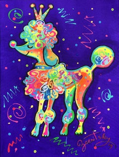 Caniche - Lindo y con clase, Pintura, Acrílico sobre lienzo