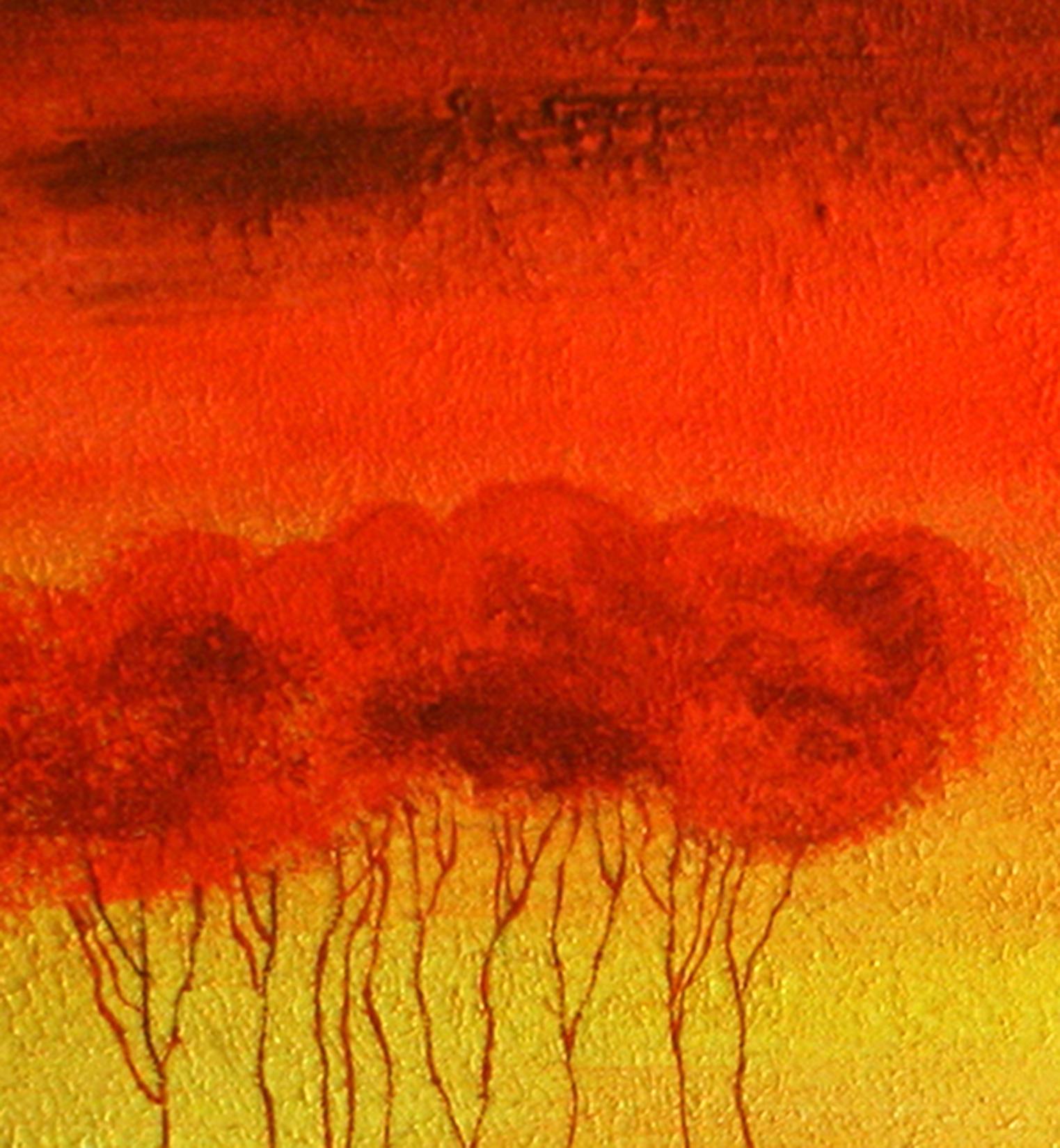 RED PLANET, Painting, Acrylic on Canvas For Sale 1