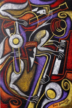 Swing Jazz, Pintura, Acrílico sobre lienzo