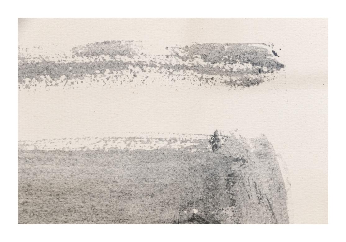 Americano Leonard Baskin (Am. 1922-2000) Stampa firmata in bianco e nero, 
