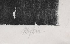 Betrayal, Woodcut Print on Rice Paper by Leonard Baskin, 1969