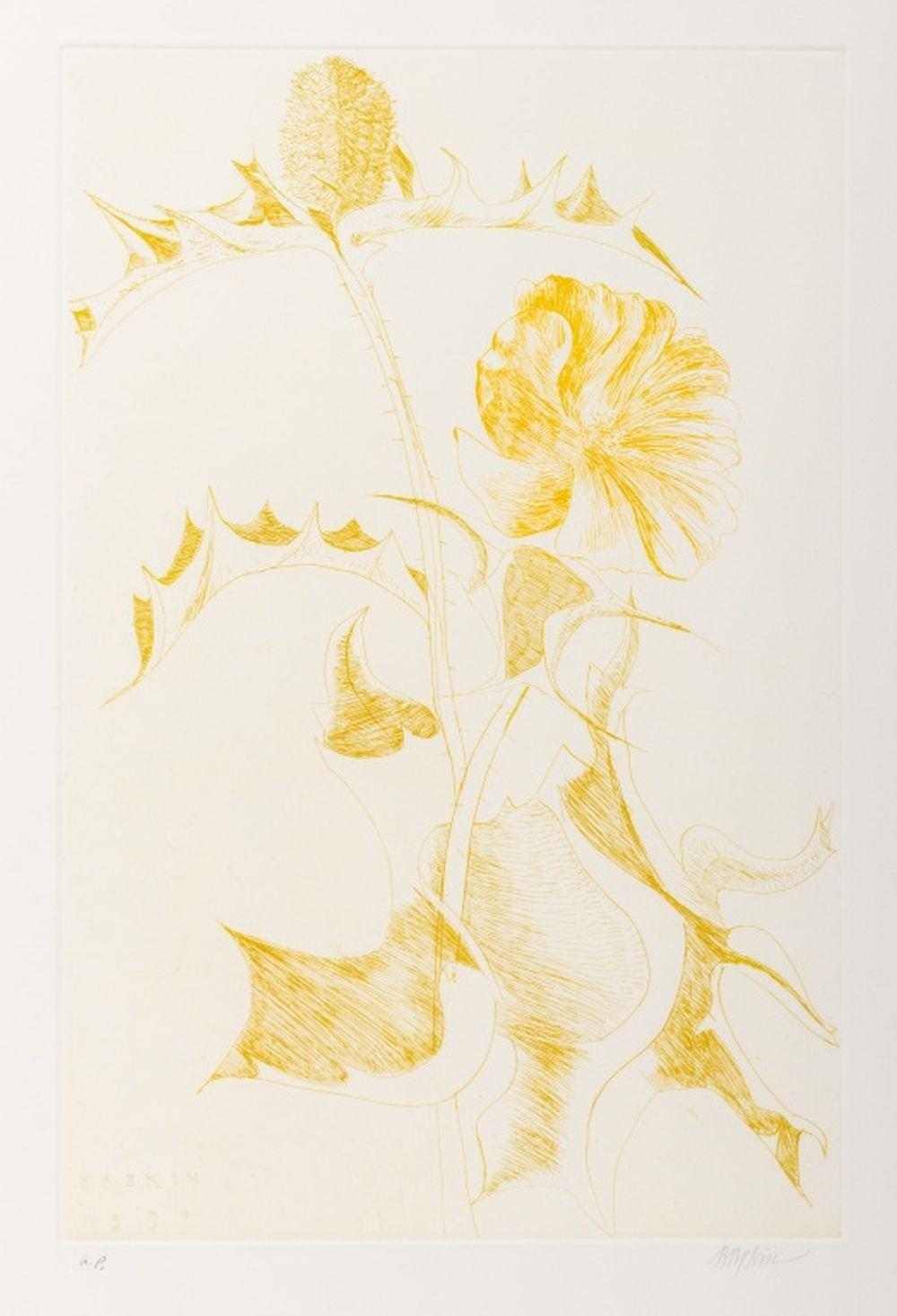 Botanical Scenes, 2 - Print by Leonard Baskin