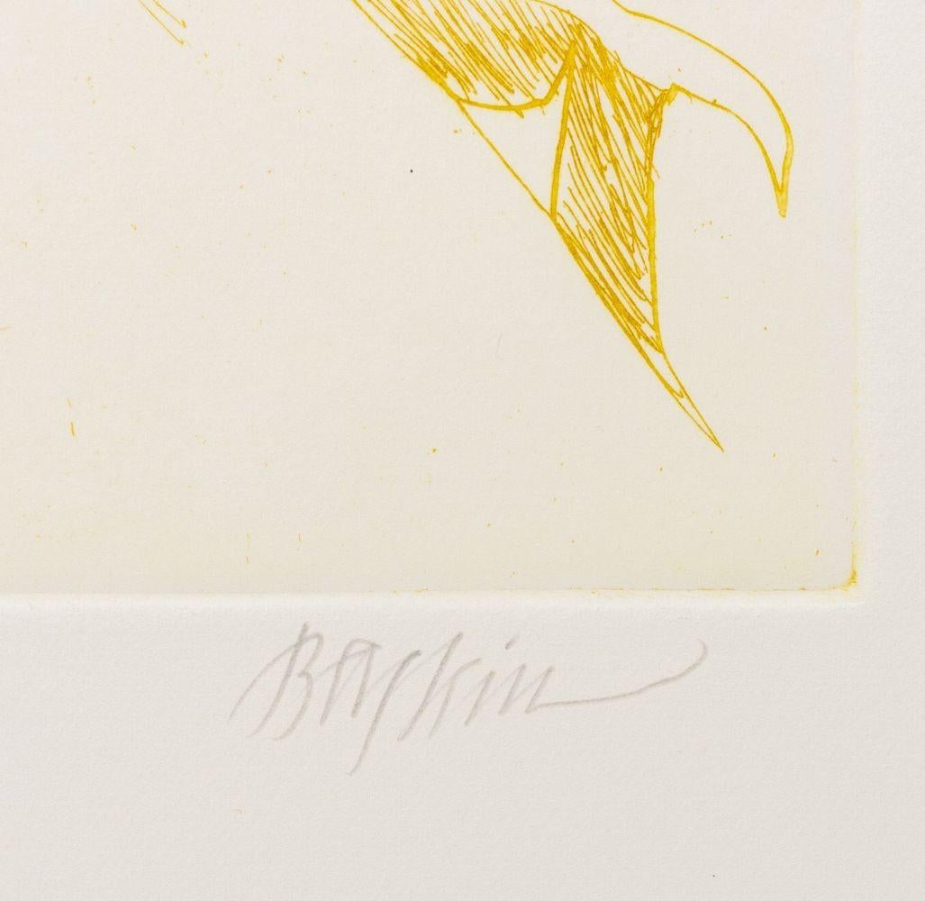 Leonard Baskin (American, 1922-2000), Two Botanical Scenes, Etchings on Wove Paper, 1970, each signed and dated in plate and marked edition 