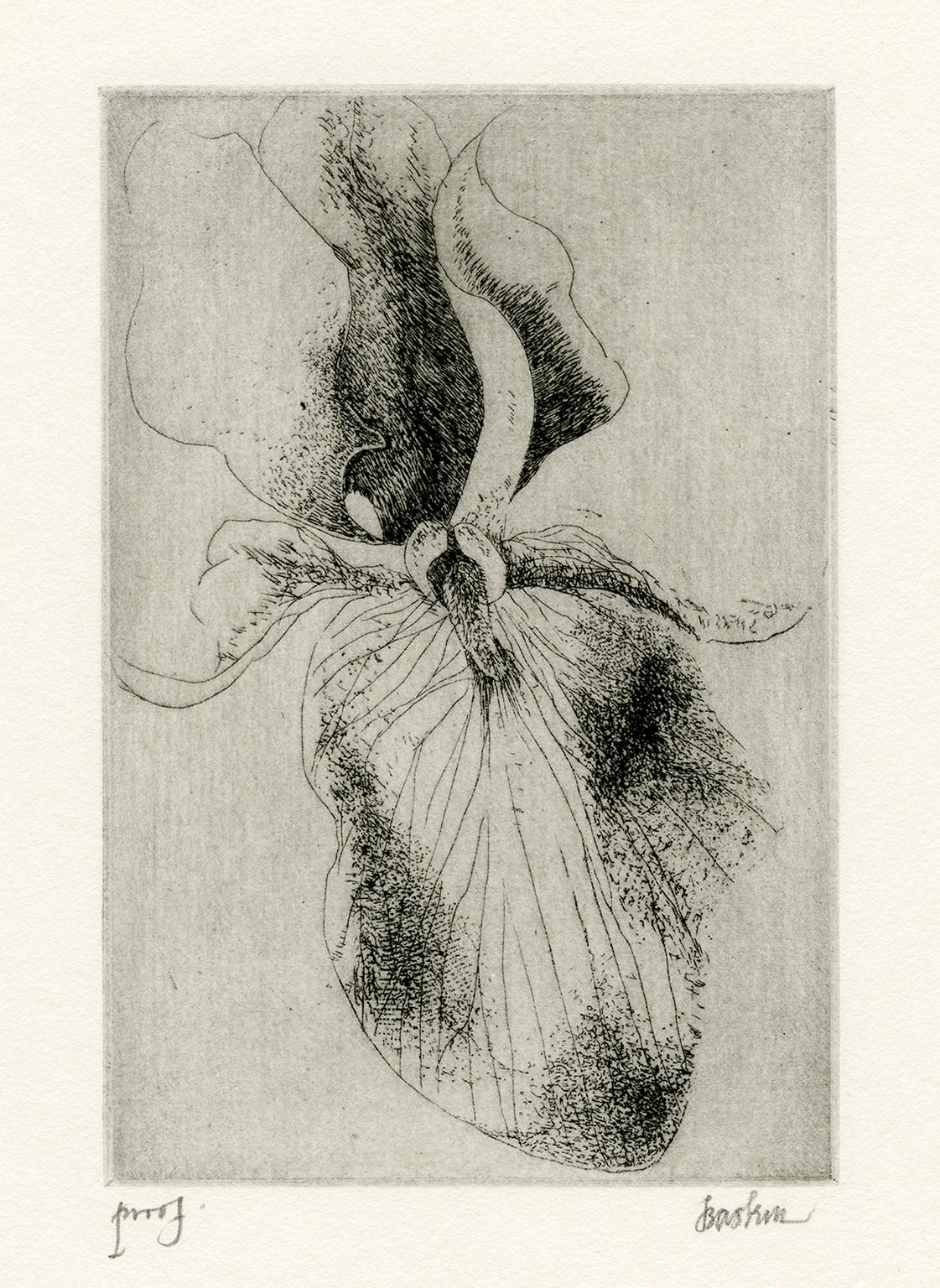 Leonard Baskin Figurative Print - Iris (5)