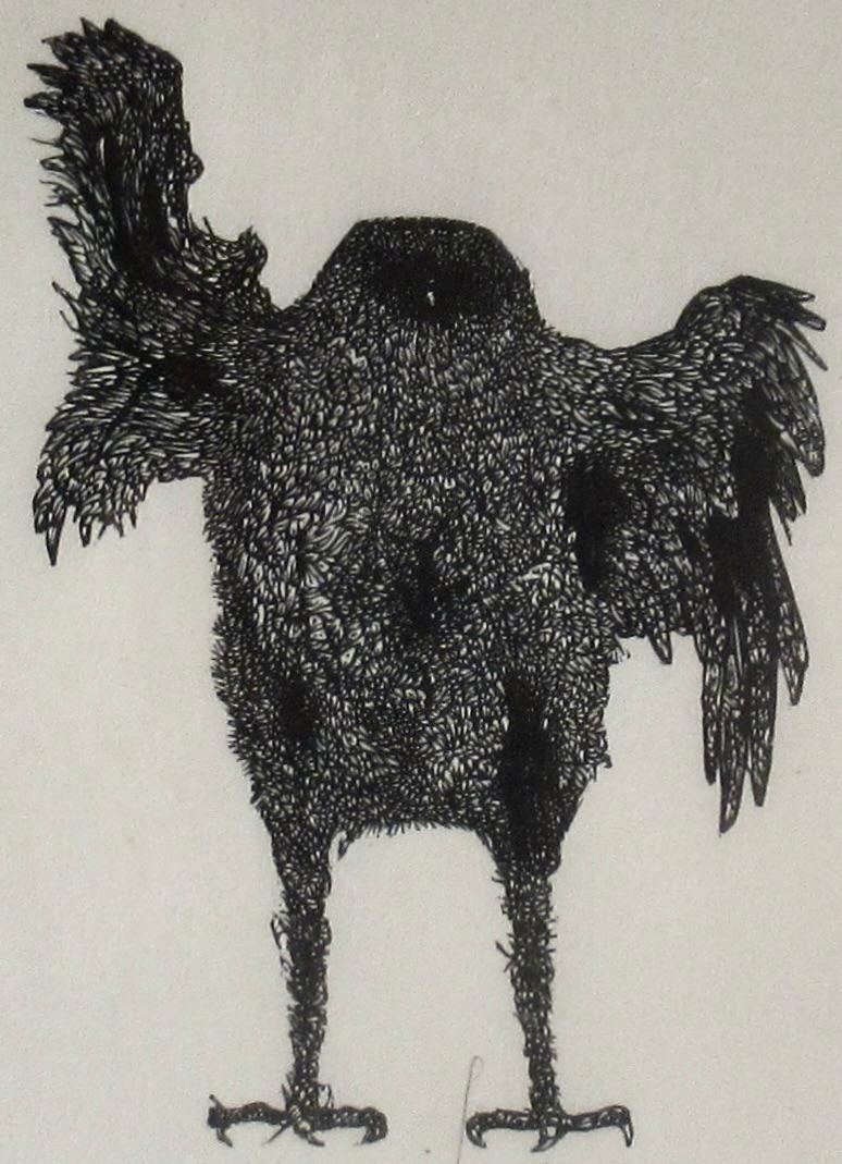 The Owl that calls upon the Night speaks the Unbeliever's ... - American Modern Print by Leonard Baskin