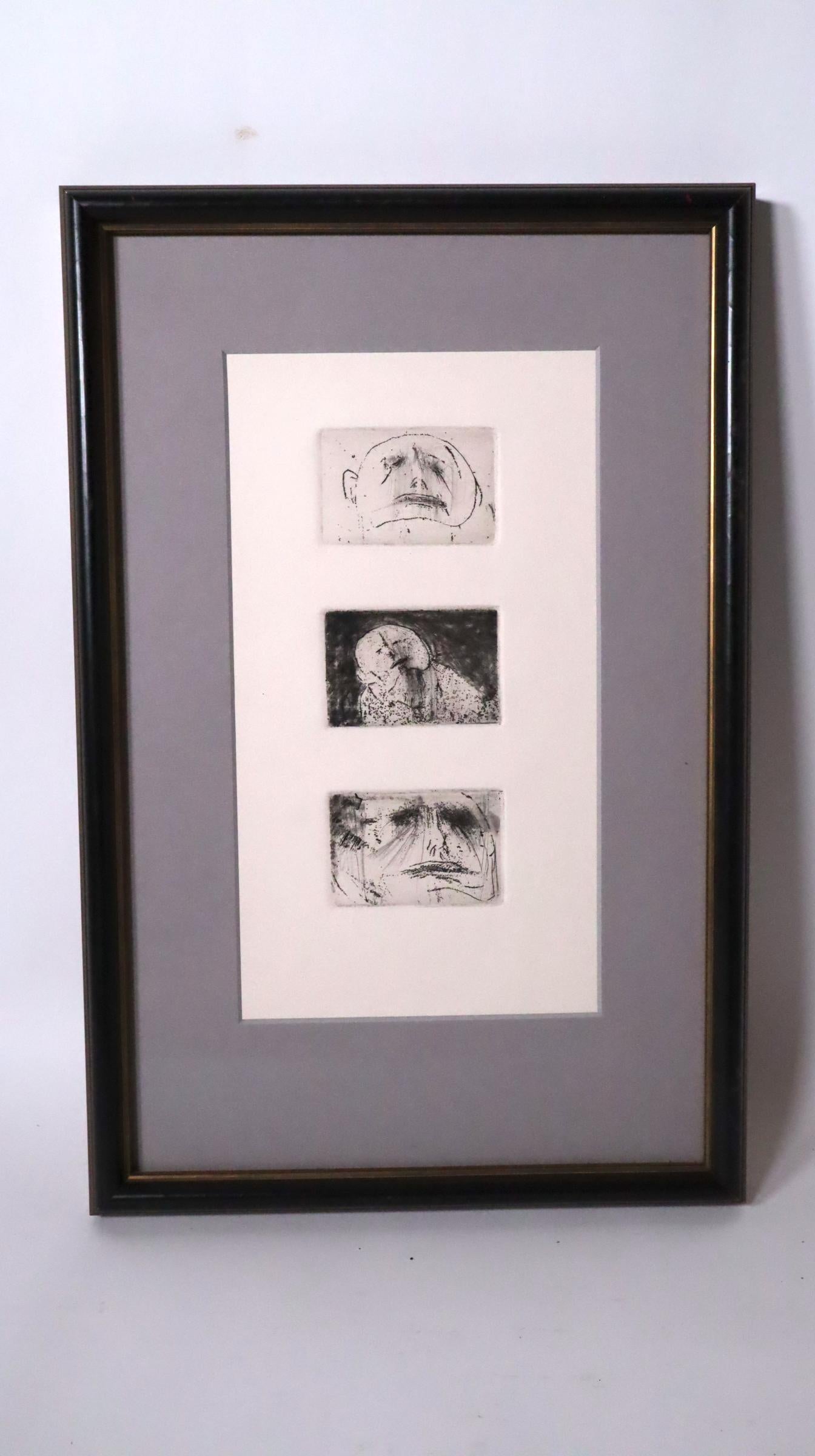 Three framed etchings, trial proofs INVENTORY CLEARANCE SALE For Sale 1
