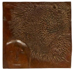 Bronze Sculpture Figure with Beast American Modernist Leonard Baskin Museum Art