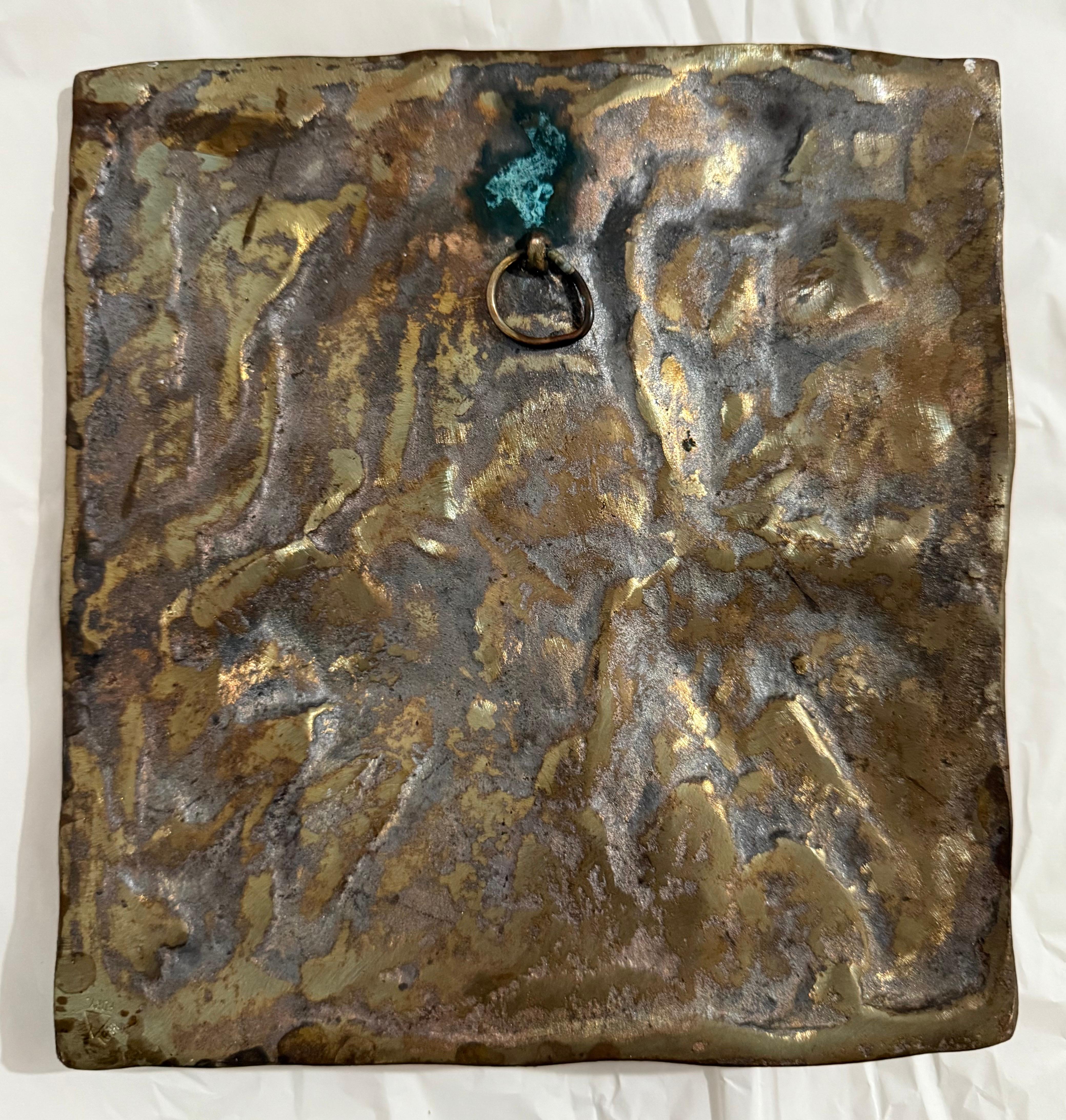 Bronze Sculpture Wall Relief Judaica Jewish Matriarchs Modernist Leonard Baskin For Sale 11