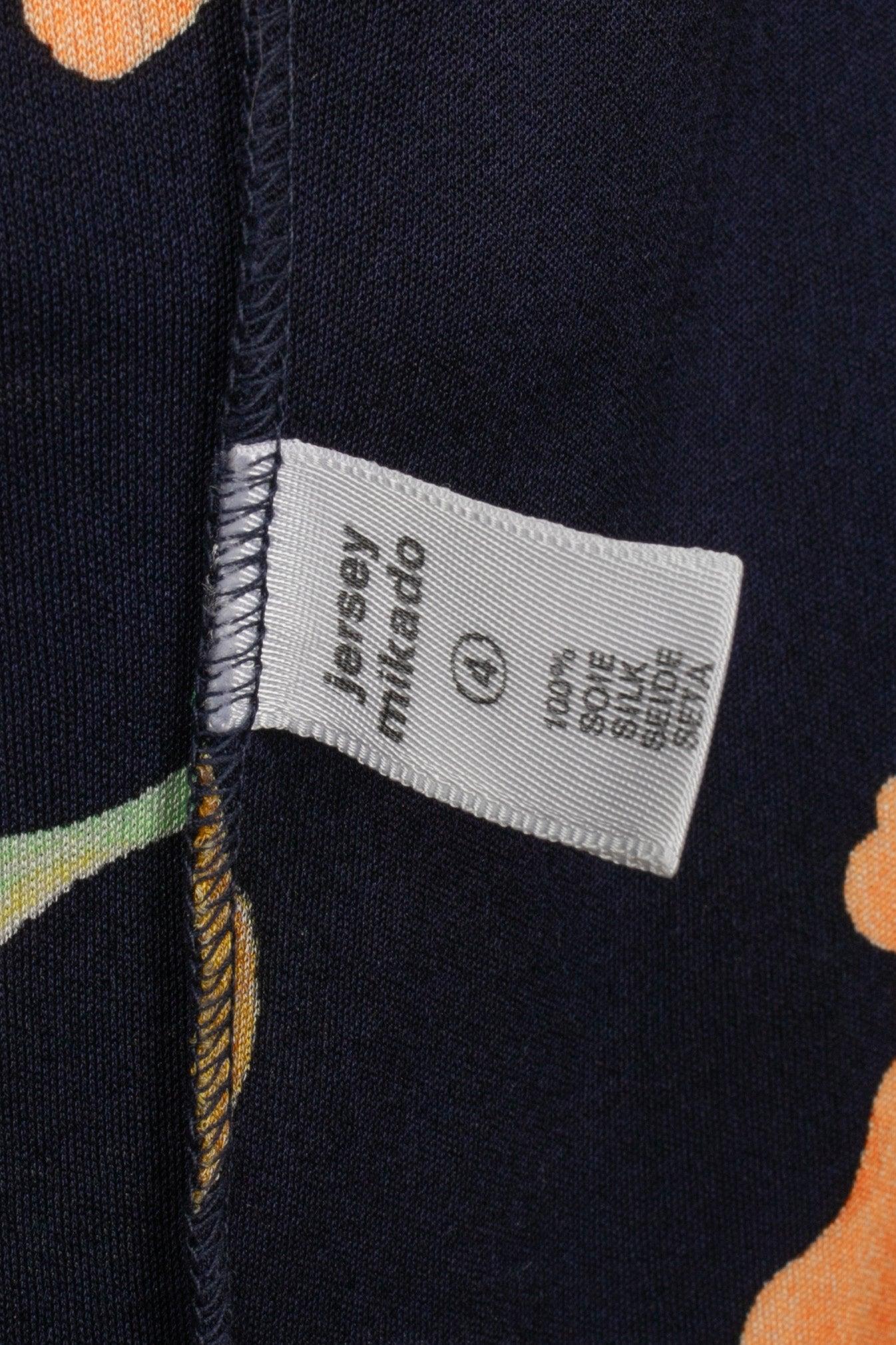 Women's Leonard Blue Silk Jersey Top For Sale