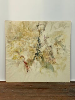 Pintura abstracta Tusche coloreada de Leonard Buzz Wallace, nº 2, octubre de 1966