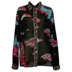 Camicia in cotone di Leonard con tessuto di formaggio