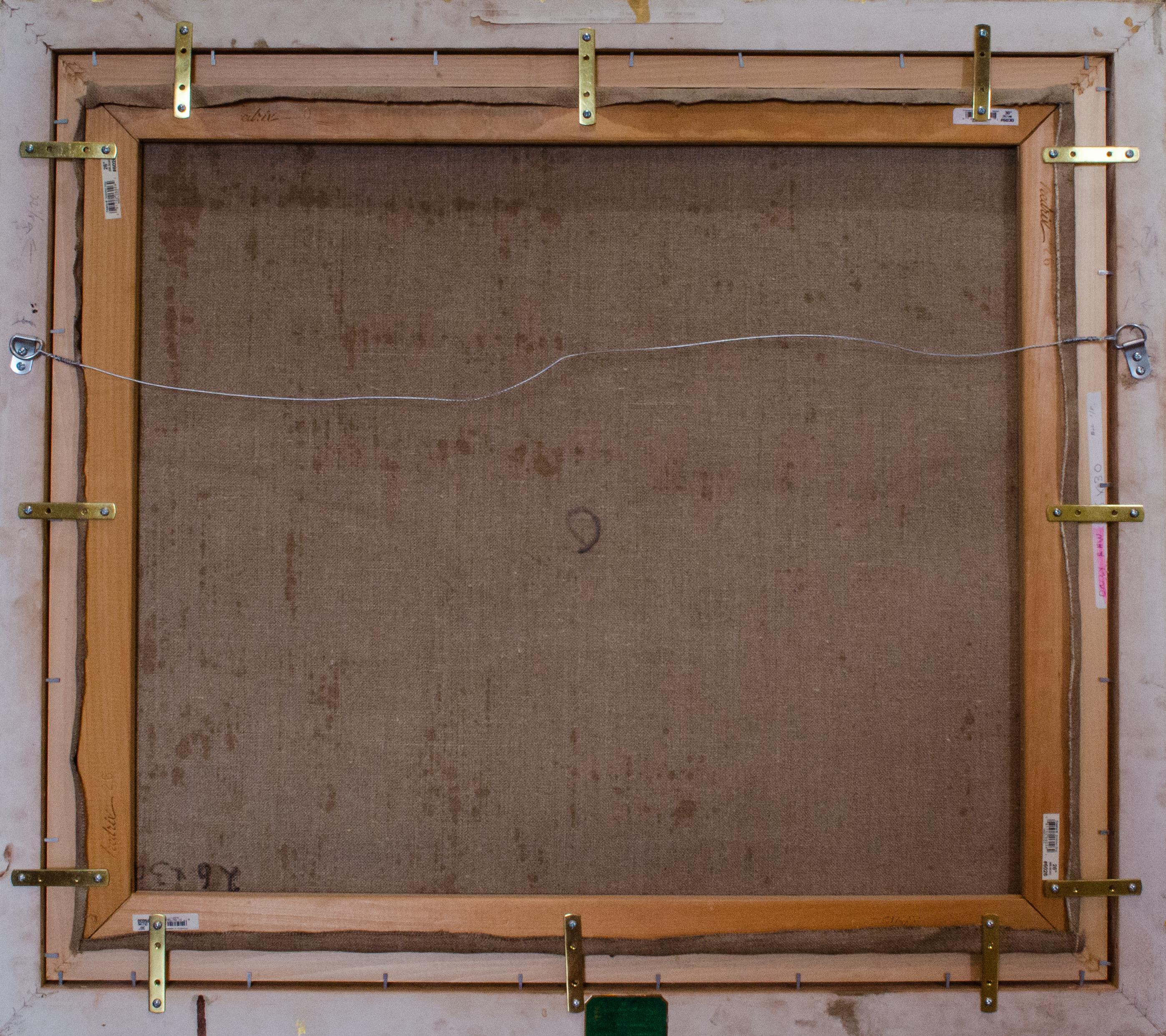Quadro originale di Leonard Creo raffigurante dei bambini in un parco giochi in vendita 3