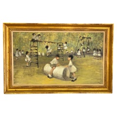 Leonard Creo (1923-2019) Playground Painting