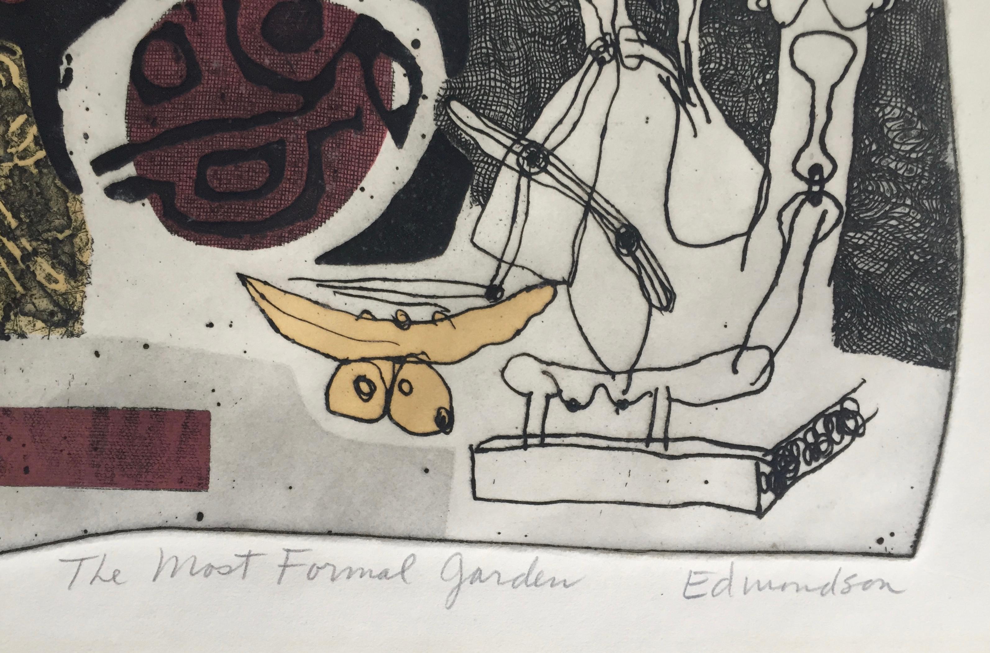 THE MOST FORMAL GARDEN (Surrealismus), Print, von Leonard Edmondson