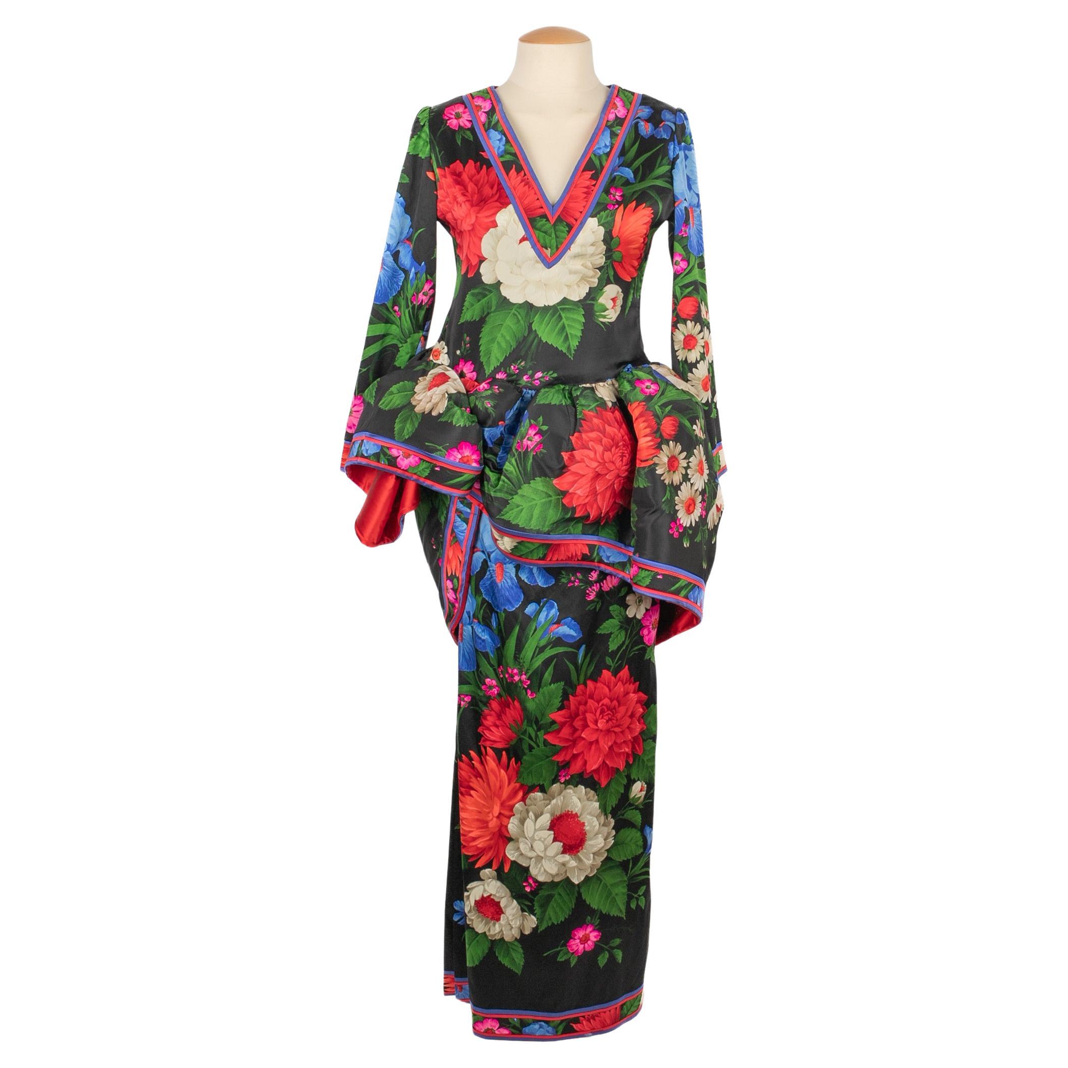 Leonard flower dress For Sale