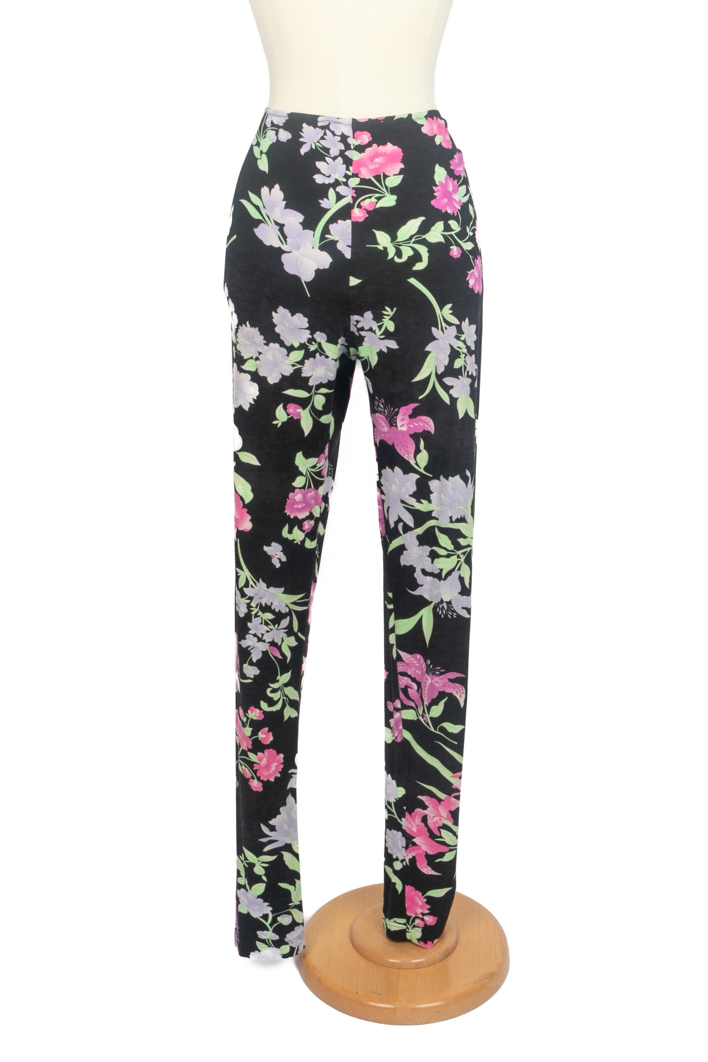 Pantaloni a fiori Leonard In condizioni ottime in vendita a SAINT-OUEN-SUR-SEINE, FR