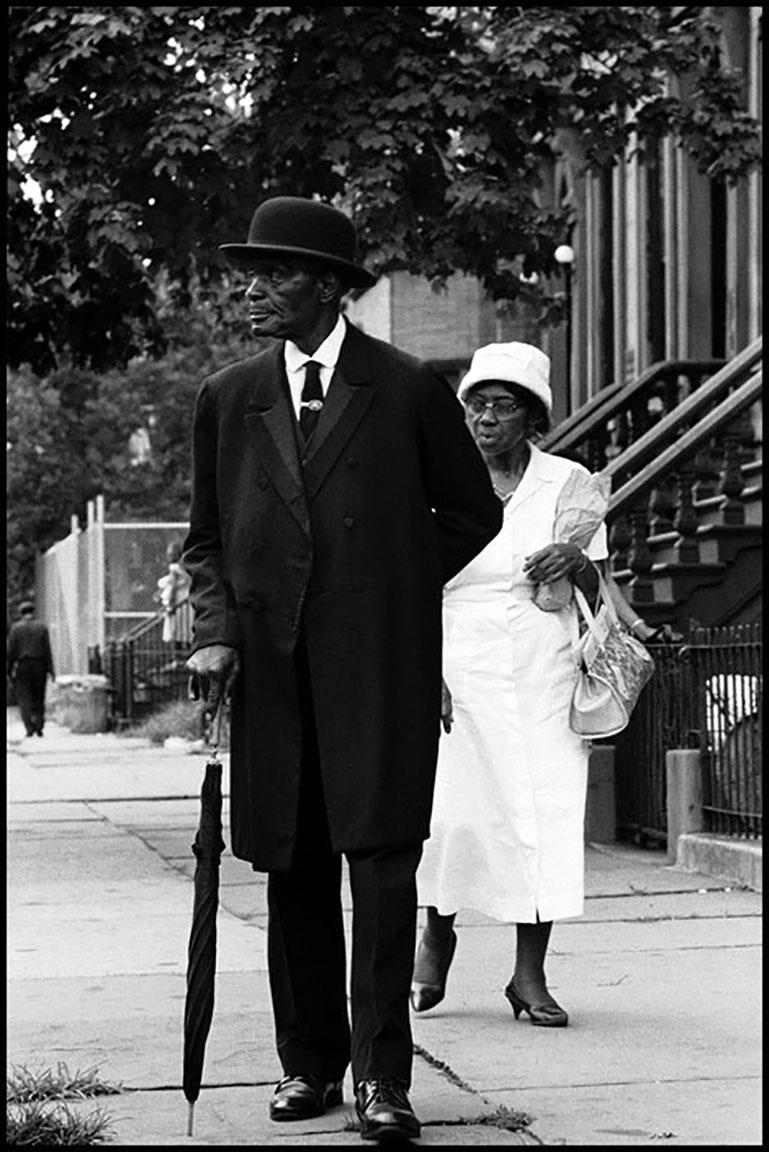 Leonard Freed Portrait Photograph - Sunday Morning, Photography of African American Life New York 1960s