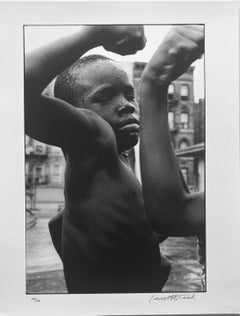 Muscle Boy, New York, Signed Archival Iris Print, Harlem, 1963, Edition 25/100