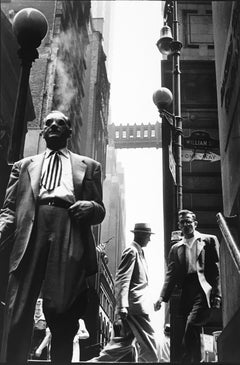 New York City, Black and White Street Photography, Wall Street 1950s