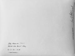 Paris, France, Vintage Gelatin Silver, Street Photography, Signed, 14x11 Inches