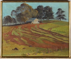 Leonard Hugh Long (1911-2013) - Signed and dated 1949 Oil, The Feed Shed