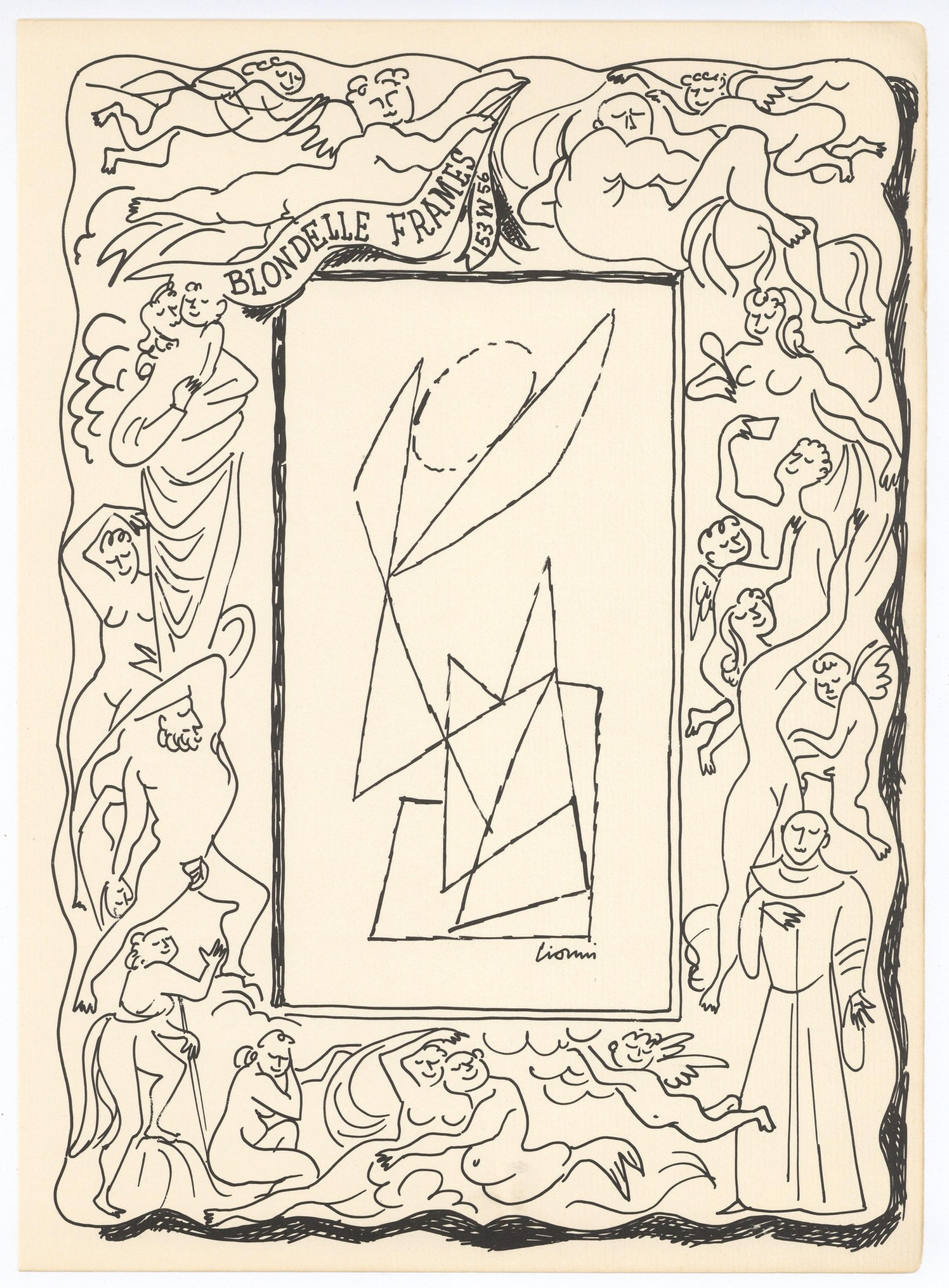 litografia originale - Print di Leonard Lionni