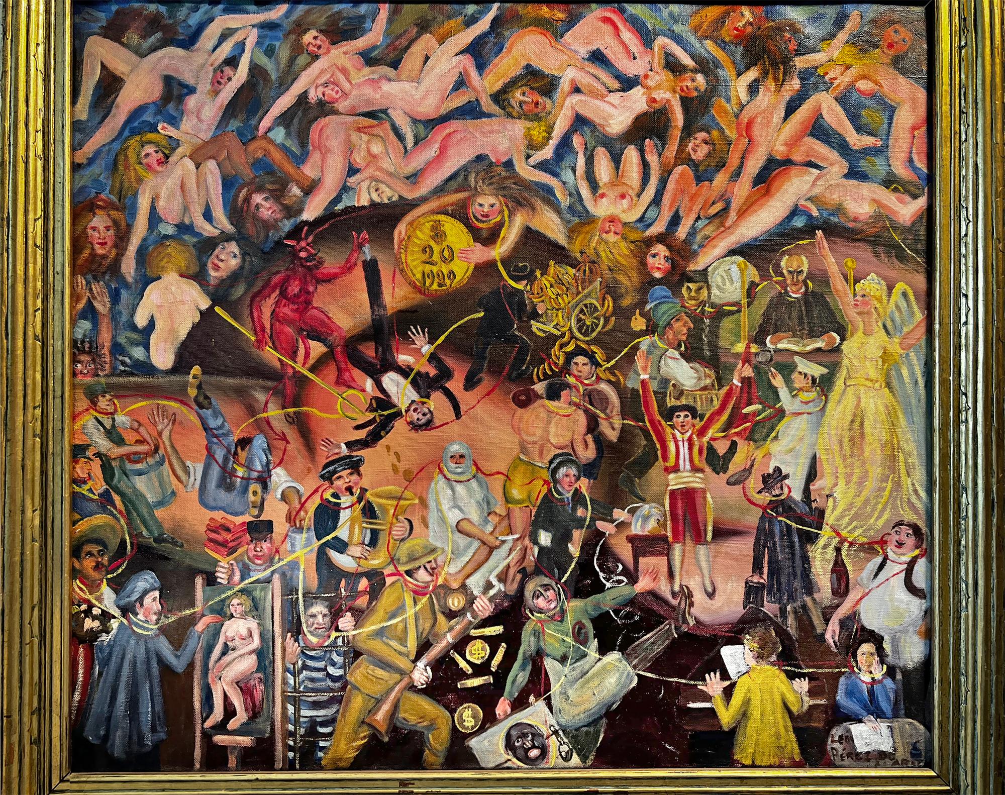 Der Teufel - Kampf zwischen Gut und Böse  Evil - Nackte Frau wie Hieronymus Bosch im Angebot 7
